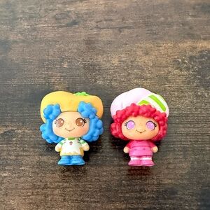 Strawberry Shortcake Cheebee Micro Mini Figures Lot TLS Crepe Suzette Raspberry